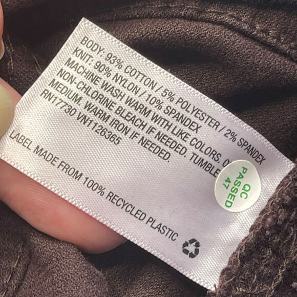 Isabel Maternity Burgundy Crossover Panel Skinny Jeans Size 10/30R NWT - Picture 7 of 12